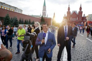 Охрана иностранной телевизионной съемочной группы в период чемпионата мира по футболу