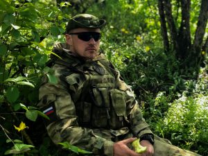 Сотрудник вооруженной личной охраны на ежегодных учениях в Международном учебном центре сил специального назначения «Российский Университет Спецназа»